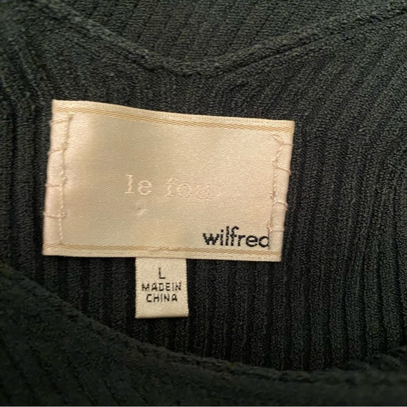 Wilfred Lefou bodysuit long sleeve rib knit thong green - Picture 5 of 8